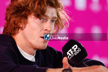 03/05/2024 - Andrey Rublev of Russia at press conference during the Mutua Madrid Open 2024, ATP Masters 1000 and WTA 1000, tennis tournament on May 3, 2024 at Caja Magica in Madrid, Spain - TENNIS - MUTUA MADRID OPEN 2024 - INTERNAZIONALI - TENNIS