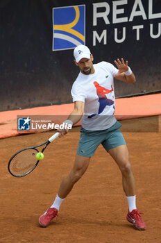 2024-05-08 - Novak Đokovic of serbia in action during a training session at Master 1000 Internazionali BNL D'Italia tournament in Rome, Italy, 08 May 2024. Fabrizio Corradetti / Livemedia - INTERNAZIONALI BNL D'ITALIA - INTERNATIONALS - TENNIS