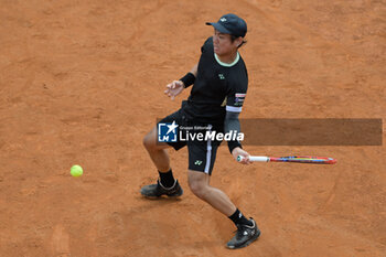 2024-05-08 - Yoshihito Nishioka (JPN) during the first round against Sebastian Ofner (AUT) of the ATP Master 1000 Internazionali BNL D'Italia tournament at Foro Italico on May 8, 2024.
Fabrizio Corradetti/LiveMedia - INTERNAZIONALI BNL D'ITALIA - INTERNATIONALS - TENNIS