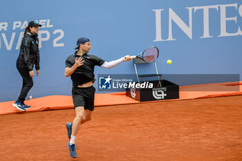 2024-05-14 - Italy, Turin 14/05/2024
Sporting Press Club (Turin).
Challenger 175 Piemonte Open Intesa Sanpaolo Tournament Qualifications

Jurij Rodionov of Austrian plays against Jurij Rodionov of Austrianduring the Challenger 175 Piemonte Open Intesa Sanpaolo Tournament qualifications. Final score; Federico Coria of Argentina 2-1 Jurij Rodionov of Austrian - 2024 PIEMONTE OPEN INTESA SAN PAOLO - INTERNATIONALS - TENNIS