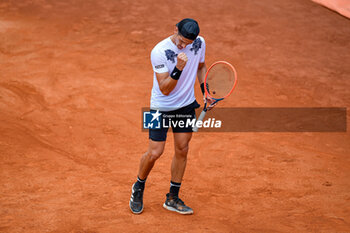 2024-05-14 - Italy, Turin 14/05/2024
Sporting Press Club (Turin).
Challenger 175 Piemonte Open Intesa Sanpaolo Tournament Qualifications

Jurij Rodionov of Austrian plays against Jurij Rodionov of Austrianduring the Challenger 175 Piemonte Open Intesa Sanpaolo Tournament qualifications. Final score; Federico Coria of Argentina 2-1 Jurij Rodionov of Austrian - 2024 PIEMONTE OPEN INTESA SAN PAOLO - INTERNATIONALS - TENNIS