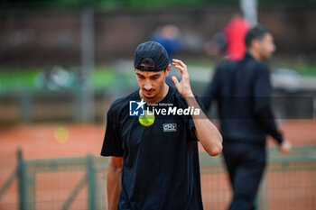 2024-05-14 - Italy, Turin 14/05/2024
Sporting Press Club (Turin).
Challenger 175 Piemonte Open Intesa Sanpaolo Tournament Qualifications

Lorenzo Sonego of Italy during the Challenger 175 Piemonte Open Intesa Sanpaolo Tournament - 2024 PIEMONTE OPEN INTESA SAN PAOLO - INTERNATIONALS - TENNIS