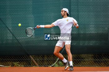 2024-05-14 - Italy, Turin 14/05/2024
Sporting Press Club (Turin).
Challenger 175 Piemonte Open Intesa Sanpaolo Tournament Qualifications

Lorenzo Musetti of Italy during the Challenger 175 Piemonte Open Intesa Sanpaolo Tournament - 2024 PIEMONTE OPEN INTESA SAN PAOLO - INTERNATIONALS - TENNIS