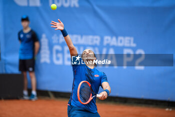 2024-05-14 - Italy, Turin 14/05/2024
Sporting Press Club (Turin).
Challenger 175 Piemonte Open Intesa Sanpaolo Tournament Qualifications

Mattia Bellucci of Italy plays against Alexis Galarneau of Canadian during the Challenger 175 Piemonte Open Intesa Sanpaolo Tournament qualifications. Final score; Mattia Bellucci of Italy 2-1 Alexis Galarneau of Canadian - 2024 PIEMONTE OPEN INTESA SAN PAOLO - INTERNATIONALS - TENNIS