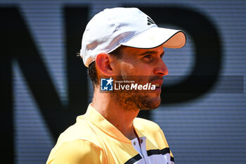 2024-05-20 - Dominic THIEM of Austria during first qualifying day of Roland-Garros 2024, ATP and WTA Grand Slam tennis tournament on May 20, 2024 at Roland-Garros stadium in Paris, France - TENNIS - ROLAND GARROS 2024 - PREVIEWS - INTERNATIONALS - TENNIS