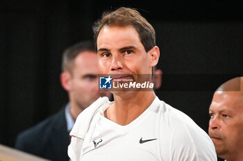 2024-05-20 - Rafael NADAL of Spain during a training session of Roland-Garros 2024, ATP and WTA Grand Slam tennis tournament on May 20, 2024 at Roland-Garros stadium in Paris, France - TENNIS - ROLAND GARROS 2024 - PREVIEWS - INTERNATIONALS - TENNIS