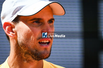 2024-05-20 - Dominic THIEM of Austria during first qualifying day of Roland-Garros 2024, ATP and WTA Grand Slam tennis tournament on May 20, 2024 at Roland-Garros stadium in Paris, France - TENNIS - ROLAND GARROS 2024 - PREVIEWS - INTERNATIONALS - TENNIS