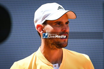 2024-05-20 - Dominic THIEM of Austria during first qualifying day of Roland-Garros 2024, ATP and WTA Grand Slam tennis tournament on May 20, 2024 at Roland-Garros stadium in Paris, France - TENNIS - ROLAND GARROS 2024 - PREVIEWS - INTERNATIONALS - TENNIS