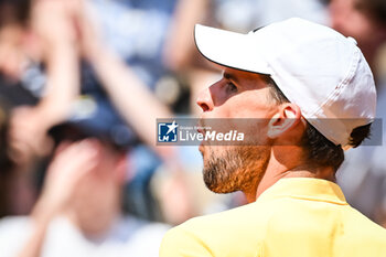 2024-05-20 - Dominic THIEM of Austria during first qualifying day of Roland-Garros 2024, ATP and WTA Grand Slam tennis tournament on May 20, 2024 at Roland-Garros stadium in Paris, France - TENNIS - ROLAND GARROS 2024 - PREVIEWS - INTERNATIONALS - TENNIS