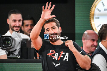 2024-05-20 - Marc LOPEZ of Spain during a training session of Roland-Garros 2024, ATP and WTA Grand Slam tennis tournament on May 20, 2024 at Roland-Garros stadium in Paris, France - TENNIS - ROLAND GARROS 2024 - PREVIEWS - INTERNATIONALS - TENNIS