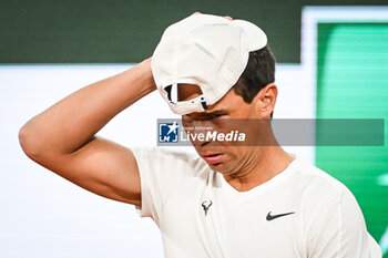 2024-05-20 - Rafael NADAL of Spain during a training session of Roland-Garros 2024, ATP and WTA Grand Slam tennis tournament on May 20, 2024 at Roland-Garros stadium in Paris, France - TENNIS - ROLAND GARROS 2024 - PREVIEWS - INTERNATIONALS - TENNIS