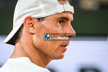 2024-05-20 - Rafael NADAL of Spain during a training session of Roland-Garros 2024, ATP and WTA Grand Slam tennis tournament on May 20, 2024 at Roland-Garros stadium in Paris, France - TENNIS - ROLAND GARROS 2024 - PREVIEWS - INTERNATIONALS - TENNIS