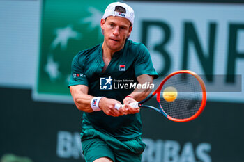 2024-05-21 - Diego SCHWARTZMAN (ARG) during the Roland-Garros 2024, ATP and WTA Grand Slam tennis tournament on May 21, 2024 at Roland-Garros stadium in Paris, France - TENNIS - ROLAND GARROS 2024 - PREVIEW - INTERNATIONALS - TENNIS