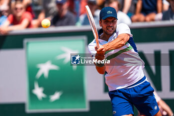 2024-05-21 - Gregoire BARRERE (FRA) during the Roland-Garros 2024, ATP and WTA Grand Slam tennis tournament on May 21, 2024 at Roland-Garros stadium in Paris, France - TENNIS - ROLAND GARROS 2024 - PREVIEW - INTERNATIONALS - TENNIS