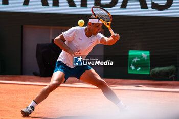 2024-05-21 - Rafael NADAL (ESP) during the Roland-Garros 2024, ATP and WTA Grand Slam tennis tournament on May 21, 2024 at Roland-Garros stadium in Paris, France - TENNIS - ROLAND GARROS 2024 - PREVIEW - INTERNATIONALS - TENNIS