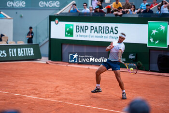 2024-05-21 - Rafael NADAL (ESP) during the Roland-Garros 2024, ATP and WTA Grand Slam tennis tournament on May 21, 2024 at Roland-Garros stadium in Paris, France - TENNIS - ROLAND GARROS 2024 - PREVIEW - INTERNATIONALS - TENNIS