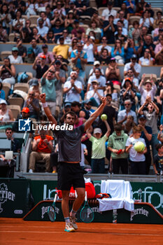 2024-05-21 - Quentin HALYS (FRA) during the Roland-Garros 2024, ATP and WTA Grand Slam tennis tournament on May 21, 2024 at Roland-Garros stadium in Paris, France - TENNIS - ROLAND GARROS 2024 - PREVIEW - INTERNATIONALS - TENNIS