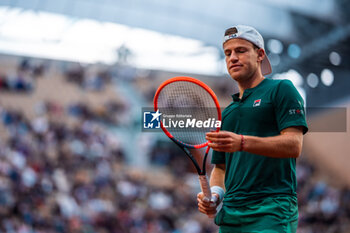 2024-05-21 - Diego SCHWARTZMAN (ARG) during the Roland-Garros 2024, ATP and WTA Grand Slam tennis tournament on May 22, 2024 at Roland-Garros stadium in Paris, France - TENNIS - ROLAND GARROS 2024 - PREVIEW - INTERNATIONALS - TENNIS