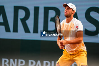 2024-05-21 - Filip MISOLIC (AUT) during the Roland-Garros 2024, ATP and WTA Grand Slam tennis tournament on May 22, 2024 at Roland-Garros stadium in Paris, France - TENNIS - ROLAND GARROS 2024 - PREVIEW - INTERNATIONALS - TENNIS