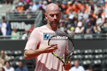 2024-05-22 - Adrian MANNARINO (FRA) during the Open Parc Auvergne-Rhone-Alpes Lyon 2024, ATP 250 Tennis tournament on May 22, 2024 at Parc de la Tete d'Or in Lyon, France - TENNIS - OPEN PARC LYON 2024 - INTERNATIONALS - TENNIS