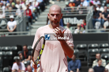 2024-05-22 - Adrian MANNARINO (FRA) during the Open Parc Auvergne-Rhone-Alpes Lyon 2024, ATP 250 Tennis tournament on May 22, 2024 at Parc de la Tete d'Or in Lyon, France - TENNIS - OPEN PARC LYON 2024 - INTERNATIONALS - TENNIS