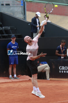 2024-05-22 - Adrian MANNARINO (FRA) during the Open Parc Auvergne-Rhone-Alpes Lyon 2024, ATP 250 Tennis tournament on May 22, 2024 at Parc de la Tete d'Or in Lyon, France - TENNIS - OPEN PARC LYON 2024 - INTERNATIONALS - TENNIS