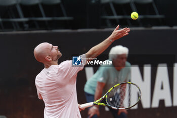 2024-05-22 - Adrian MANNARINO (FRA) during the Open Parc Auvergne-Rhone-Alpes Lyon 2024, ATP 250 Tennis tournament on May 22, 2024 at Parc de la Tete d'Or in Lyon, France - TENNIS - OPEN PARC LYON 2024 - INTERNATIONALS - TENNIS