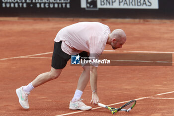 2024-05-22 - Adrian MANNARINO (FRA) during the Open Parc Auvergne-Rhone-Alpes Lyon 2024, ATP 250 Tennis tournament on May 22, 2024 at Parc de la Tete d'Or in Lyon, France - TENNIS - OPEN PARC LYON 2024 - INTERNATIONALS - TENNIS