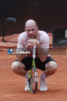 2024-05-22 - Adrian MANNARINO (FRA) during the Open Parc Auvergne-Rhone-Alpes Lyon 2024, ATP 250 Tennis tournament on May 22, 2024 at Parc de la Tete d'Or in Lyon, France - TENNIS - OPEN PARC LYON 2024 - INTERNATIONALS - TENNIS