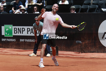 2024-05-22 - Adrian MANNARINO (FRA) during the Open Parc Auvergne-Rhone-Alpes Lyon 2024, ATP 250 Tennis tournament on May 22, 2024 at Parc de la Tete d'Or in Lyon, France - TENNIS - OPEN PARC LYON 2024 - INTERNATIONALS - TENNIS