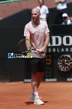 2024-05-22 - Adrian MANNARINO (FRA) during the Open Parc Auvergne-Rhone-Alpes Lyon 2024, ATP 250 Tennis tournament on May 22, 2024 at Parc de la Tete d'Or in Lyon, France - TENNIS - OPEN PARC LYON 2024 - INTERNATIONALS - TENNIS