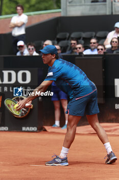 2024-05-22 - Luciano DARDERI (ITA) during the Open Parc Auvergne-Rhone-Alpes Lyon 2024, ATP 250 Tennis tournament on May 22, 2024 at Parc de la Tete d'Or in Lyon, France - TENNIS - OPEN PARC LYON 2024 - INTERNATIONALS - TENNIS