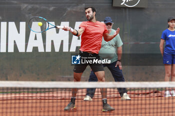 2024-05-22 - Yuki BHAMBRI (IND) during the Open Parc Auvergne-Rhone-Alpes Lyon 2024, ATP 250 Tennis tournament on May 22, 2024 at Parc de la Tete d'Or in Lyon, France - TENNIS - OPEN PARC LYON 2024 - INTERNATIONALS - TENNIS