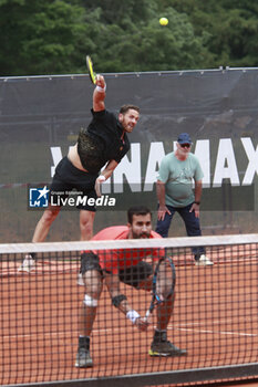 2024-05-22 - Albano OLIVETTI (FRA) and Yuki BHAMBRI (IND) during the Open Parc Auvergne-Rhone-Alpes Lyon 2024, ATP 250 Tennis tournament on May 22, 2024 at Parc de la Tete d'Or in Lyon, France - TENNIS - OPEN PARC LYON 2024 - INTERNATIONALS - TENNIS