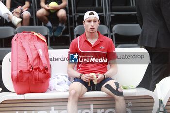 2024-05-22 - Ugo HUMBERT (FRA) during the Open Parc Auvergne-Rhone-Alpes Lyon 2024, ATP 250 Tennis tournament on May 22, 2024 at Parc de la Tete d'Or in Lyon, France - TENNIS - OPEN PARC LYON 2024 - INTERNATIONALS - TENNIS