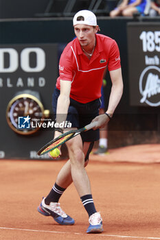 2024-05-22 - Ugo HUMBERT (FRA) during the Open Parc Auvergne-Rhone-Alpes Lyon 2024, ATP 250 Tennis tournament on May 22, 2024 at Parc de la Tete d'Or in Lyon, France - TENNIS - OPEN PARC LYON 2024 - INTERNATIONALS - TENNIS