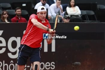 2024-05-22 - Ugo HUMBERT (FRA) during the Open Parc Auvergne-Rhone-Alpes Lyon 2024, ATP 250 Tennis tournament on May 22, 2024 at Parc de la Tete d'Or in Lyon, France - TENNIS - OPEN PARC LYON 2024 - INTERNATIONALS - TENNIS