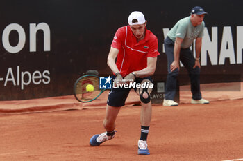 2024-05-22 - Ugo HUMBERT (FRA) during the Open Parc Auvergne-Rhone-Alpes Lyon 2024, ATP 250 Tennis tournament on May 22, 2024 at Parc de la Tete d'Or in Lyon, France - TENNIS - OPEN PARC LYON 2024 - INTERNATIONALS - TENNIS