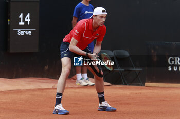 2024-05-22 - Ugo HUMBERT (FRA) during the Open Parc Auvergne-Rhone-Alpes Lyon 2024, ATP 250 Tennis tournament on May 22, 2024 at Parc de la Tete d'Or in Lyon, France - TENNIS - OPEN PARC LYON 2024 - INTERNATIONALS - TENNIS