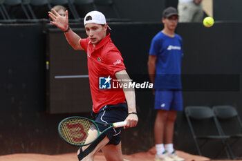 2024-05-22 - Ugo HUMBERT (FRA) during the Open Parc Auvergne-Rhone-Alpes Lyon 2024, ATP 250 Tennis tournament on May 22, 2024 at Parc de la Tete d'Or in Lyon, France - TENNIS - OPEN PARC LYON 2024 - INTERNATIONALS - TENNIS