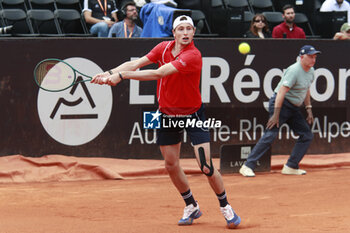 2024-05-22 - Ugo HUMBERT (FRA) during the Open Parc Auvergne-Rhone-Alpes Lyon 2024, ATP 250 Tennis tournament on May 22, 2024 at Parc de la Tete d'Or in Lyon, France - TENNIS - OPEN PARC LYON 2024 - INTERNATIONALS - TENNIS