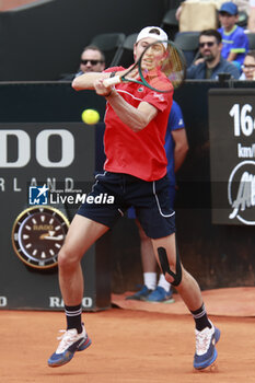 2024-05-22 - Ugo HUMBERT (FRA) during the Open Parc Auvergne-Rhone-Alpes Lyon 2024, ATP 250 Tennis tournament on May 22, 2024 at Parc de la Tete d'Or in Lyon, France - TENNIS - OPEN PARC LYON 2024 - INTERNATIONALS - TENNIS