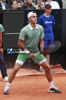 2024-05-22 - Francisco CERUNDOLO (ARG) during the Open Parc Auvergne-Rhone-Alpes Lyon 2024, ATP 250 Tennis tournament on May 22, 2024 at Parc de la Tete d'Or in Lyon, France - TENNIS - OPEN PARC LYON 2024 - INTERNATIONALS - TENNIS