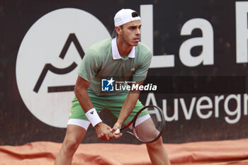 2024-05-22 - Francisco CERUNDOLO (ARG) during the Open Parc Auvergne-Rhone-Alpes Lyon 2024, ATP 250 Tennis tournament on May 22, 2024 at Parc de la Tete d'Or in Lyon, France - TENNIS - OPEN PARC LYON 2024 - INTERNATIONALS - TENNIS