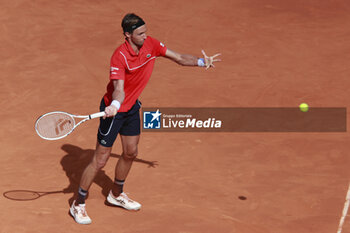 2024-05-22 - Arthur RINDERKNECH (FRA) during the Open Parc Auvergne-Rhone-Alpes Lyon 2024, ATP 250 Tennis tournament on May 22, 2024 at Parc de la Tete d'Or in Lyon, France - TENNIS - OPEN PARC LYON 2024 - INTERNATIONALS - TENNIS