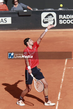 2024-05-22 - Arthur RINDERKNECH (FRA) during the Open Parc Auvergne-Rhone-Alpes Lyon 2024, ATP 250 Tennis tournament on May 22, 2024 at Parc de la Tete d'Or in Lyon, France - TENNIS - OPEN PARC LYON 2024 - INTERNATIONALS - TENNIS