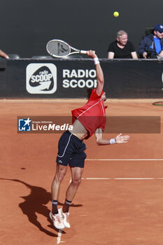 2024-05-22 - Arthur RINDERKNECH (FRA) during the Open Parc Auvergne-Rhone-Alpes Lyon 2024, ATP 250 Tennis tournament on May 22, 2024 at Parc de la Tete d'Or in Lyon, France - TENNIS - OPEN PARC LYON 2024 - INTERNATIONALS - TENNIS