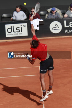 2024-05-22 - Arthur RINDERKNECH (FRA) during the Open Parc Auvergne-Rhone-Alpes Lyon 2024, ATP 250 Tennis tournament on May 22, 2024 at Parc de la Tete d'Or in Lyon, France - TENNIS - OPEN PARC LYON 2024 - INTERNATIONALS - TENNIS