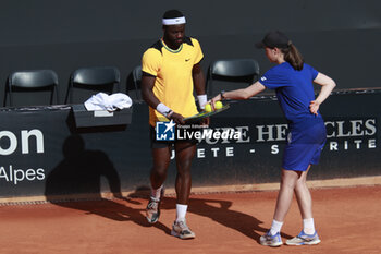 2024-05-22 - Frances TIAFOE (USA) during the Open Parc Auvergne-Rhone-Alpes Lyon 2024, ATP 250 Tennis tournament on May 22, 2024 at Parc de la Tete d'Or in Lyon, France - TENNIS - OPEN PARC LYON 2024 - INTERNATIONALS - TENNIS