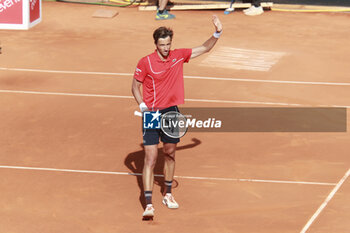 2024-05-22 - Arthur RINDERKNECH (FRA) during the Open Parc Auvergne-Rhone-Alpes Lyon 2024, ATP 250 Tennis tournament on May 22, 2024 at Parc de la Tete d'Or in Lyon, France - TENNIS - OPEN PARC LYON 2024 - INTERNATIONALS - TENNIS